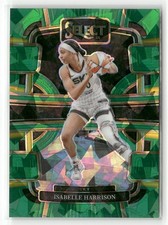 2024 Panini Select WNBA #24 Isabelle Harrison Prizms Green Ice