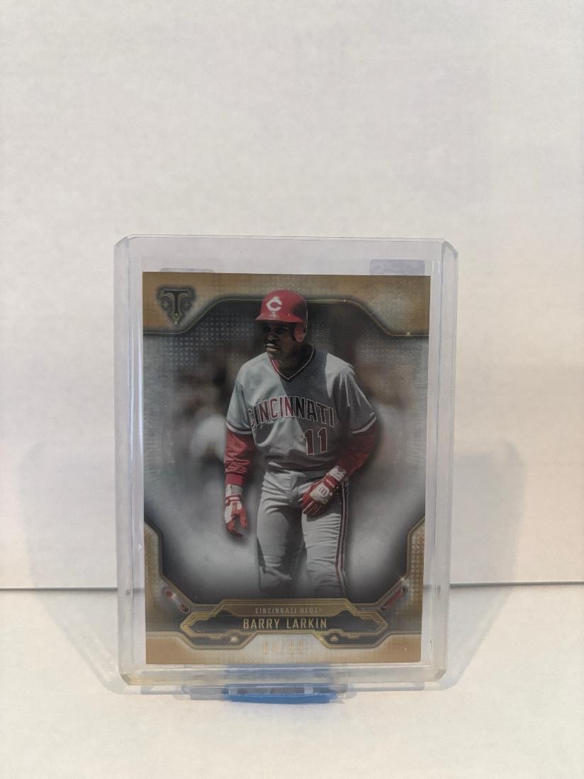2020 Topps Triple Threads - Barry Larkin #28 Gold /99