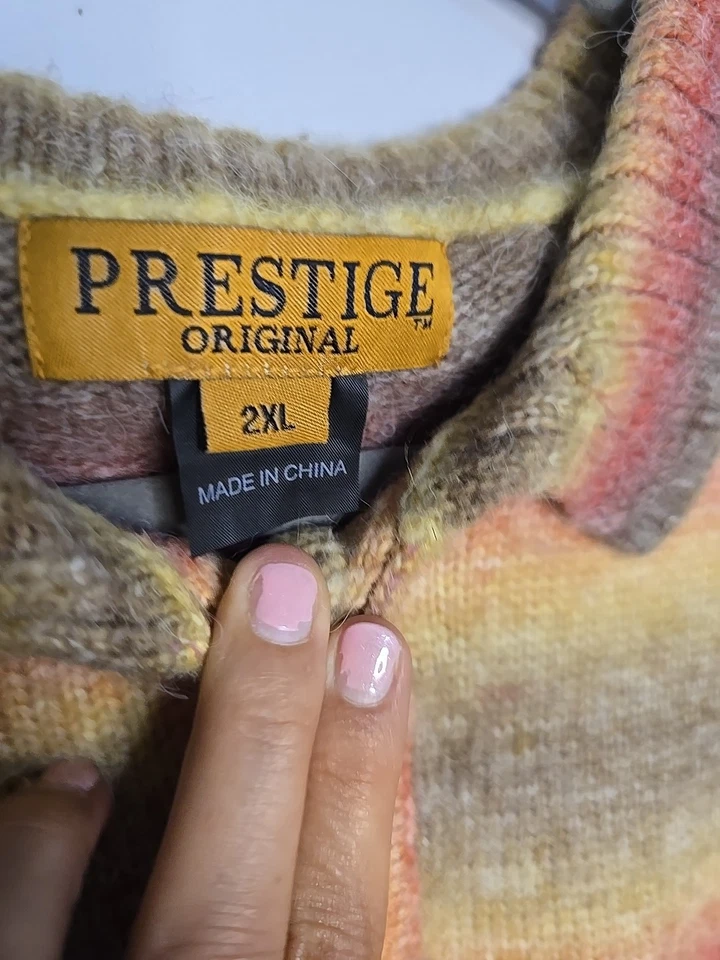 Prestige Original Sweater Size 2XL, Wool And Vicose Blend - Image 2 of 4