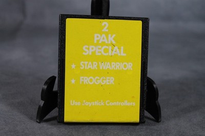 2 Pak Special Star Warrior Frogger Modul Atari