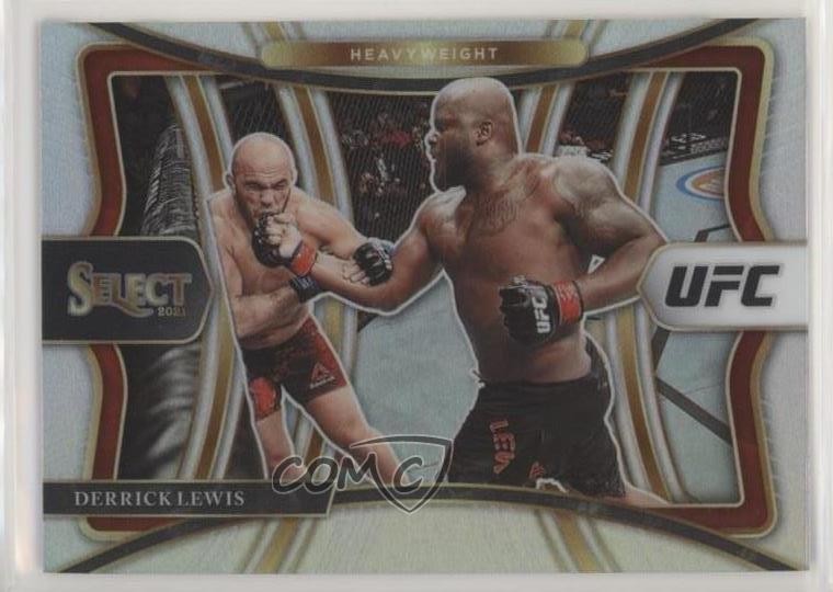 2021 Panini Select UFC Premier Level Silver Prizm Derrick Lewis #117