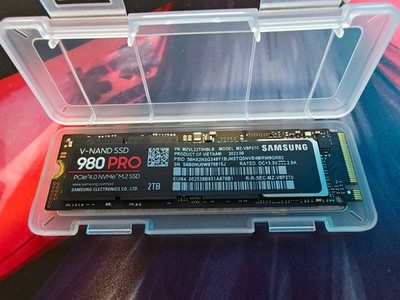 Samsung 980 PRO 2TB NVME SSD, PCIe Gen 4.0 x 4, M.2 2280 - Lightly Used
