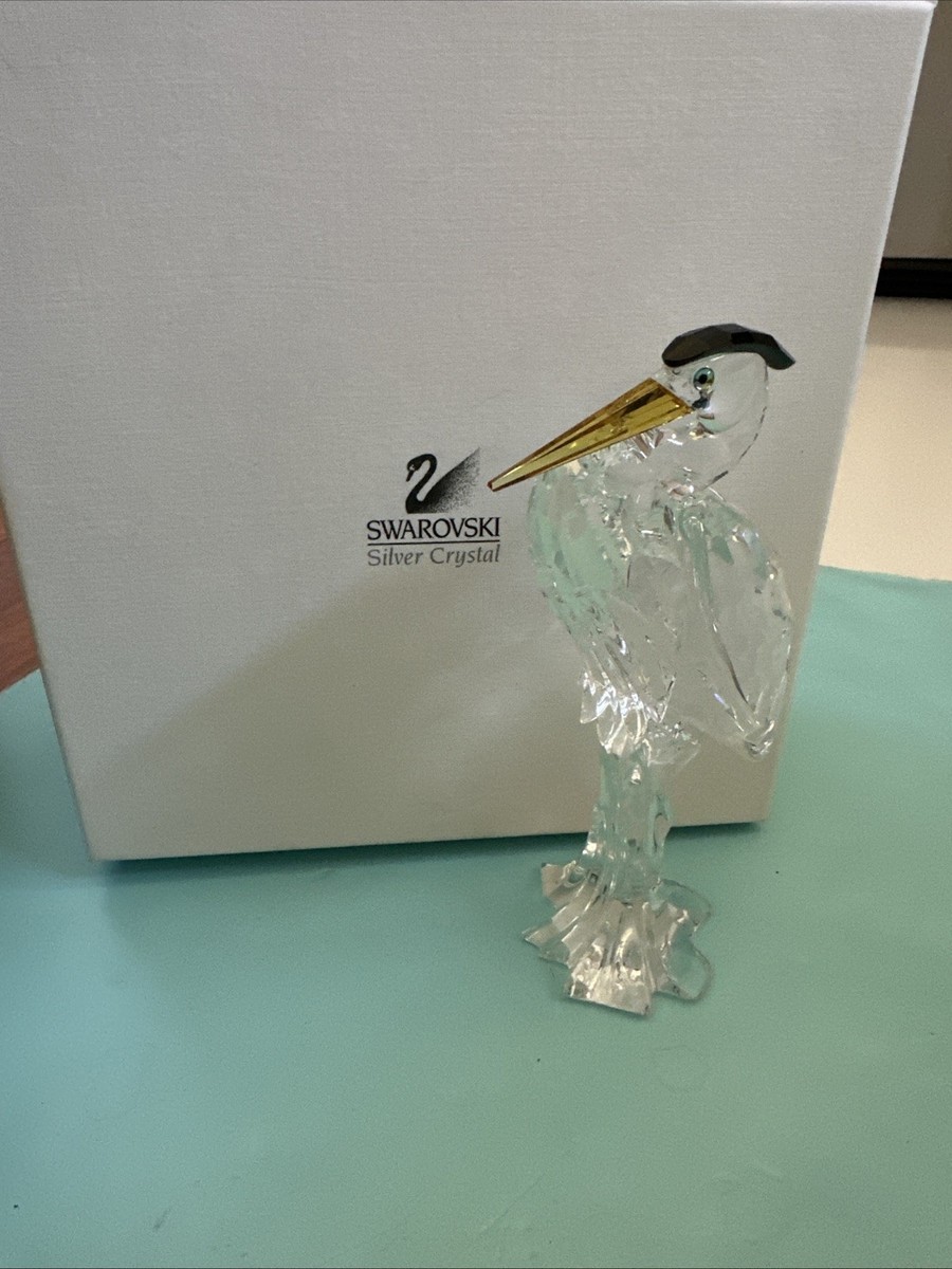 SWAROVSKI SILVER HERON 221627 RETIRED Mint Condition Original Box