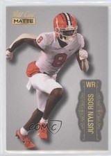 2022 Wild Card MATTE Silver Justyn Ross #MB-66 Rookie RC 0c6. rookie card picture