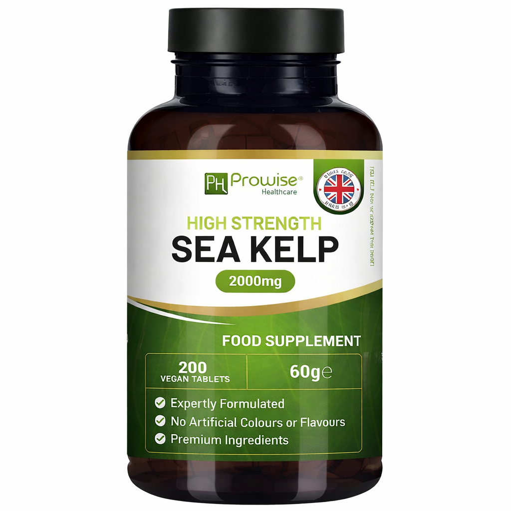 PROWISE Sea Kelp 2000mg - 200 Vegan Tablets Natural Source of Iodine - UK Made. - Image 5
