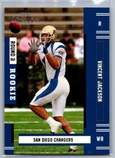 2005 Playoff Prestige Rookie Vincent Jackson #214 RC San Deigo Chargers Bucs -NM