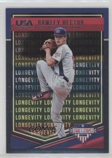 2018 Panini USA Baseball Stars & Stripes Longevity Rawley Hector #66 k0w