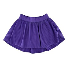 All In Motion Girl's Pull On Purple Pleated Tennis Skirt Size XS 4/5 Preppy