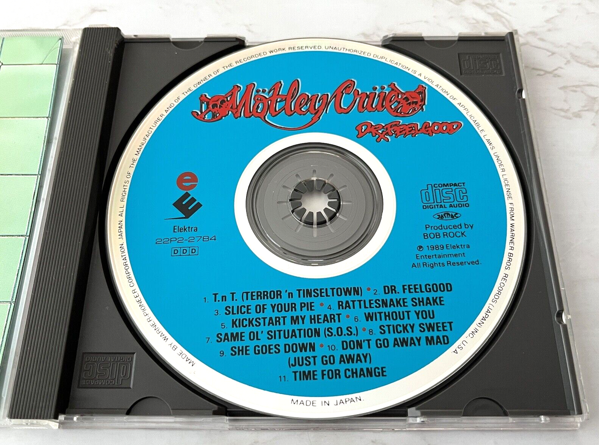 Motley Crue Dr. Feelgood CD JAPAN IMPORT! Elektra 22P2-2784 Nikki