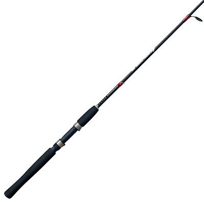 Zebco Rhino Tough Spinning Fishing Rod Pole 7' 2pc Heavy-Duty Medium Power Black