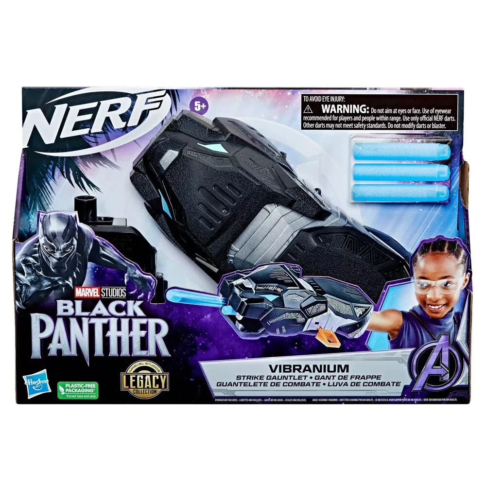 Nerf Marvel Legacy Studios Black Panther Vibranium Strike Gauntlet.  Brand New thumbnail 4