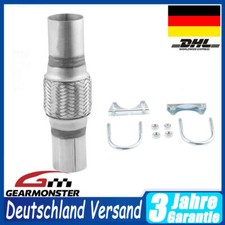 FLEXROHR 45x100 mm + 2x SCHELLE für AUDI FIAT OPEL RENAULT SEAT SKODA VW