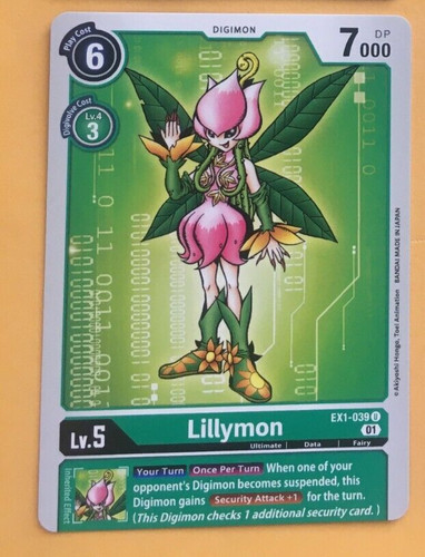 Lillymon #EX1-039 Digimon Classic Collection card