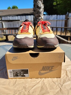 NIKE トラヴィススコット AIRMAX 26.5 Size 9.5 - Nike Air Max 1 x Travis Scott Cactus Jack Wheat 2022