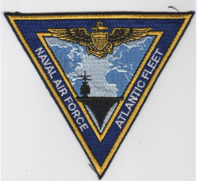 #ad 4quot; NAVY NAVAL AIR FORCE ATLANTIC FLEET EMBROIDERED PATCH $39.99