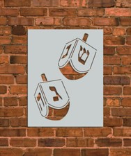 Hanukkah Dreidel Stencil