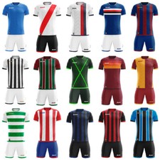 Zeus Icon odzież drużynowa piłka nożna sport trening krótki rękaw zestaw koszulka ze szortami nowa