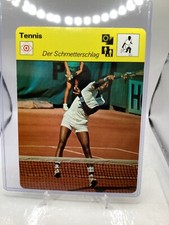 1977-79 Sportcaster German  17-033 62-01 Arthur Ashe (Rarer Version)