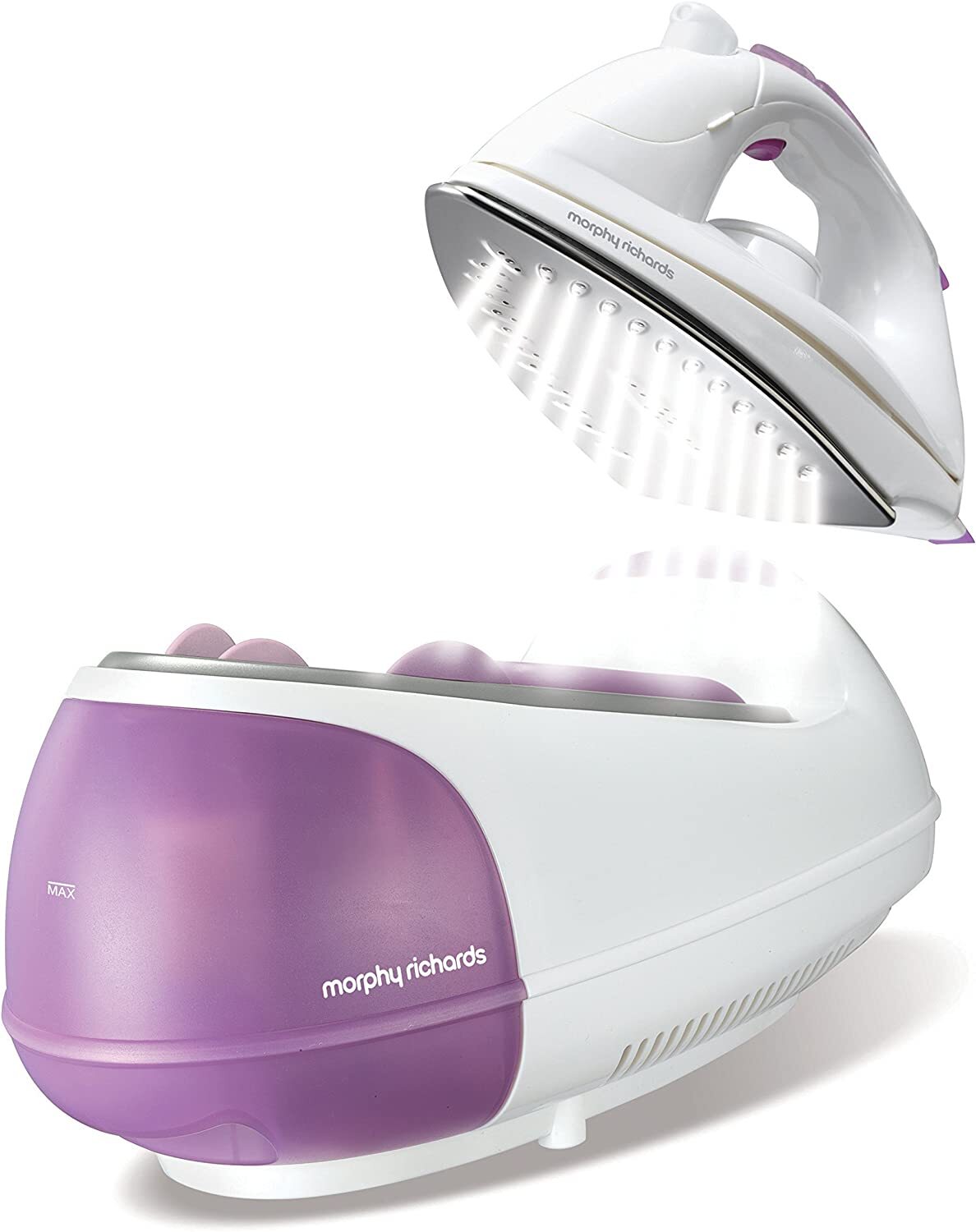 Morphy Richards Jet Steam Generator Iron 333020 Pink White Steam