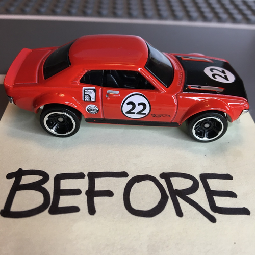 Hot Wheels City '70 Toyota Celica Red CUSTOM Super Real Riders Wheel Swap - Picture 5 of 12