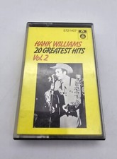 VTG Hank Williams - 20 Greatest Hits Vol. 2 1984 Music Cassette Polydor
