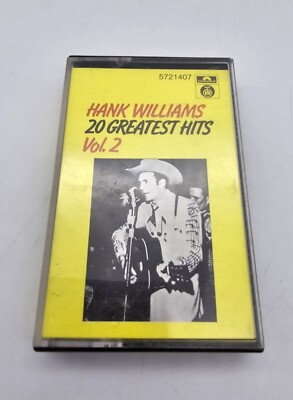 VTG Hank Williams - 20 Greatest Hits Vol. 2 (1984) Music Cassette Polydor 