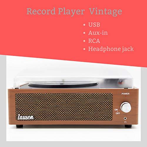 XN092 Giradischi in Vinile Vintage con Bluetooth e Altoparlanti Integrati Cod... - Imagen 6 de 9