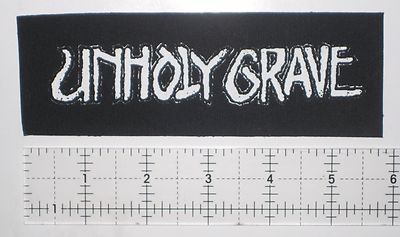 Unholy Grave Grindcore Metal Patch Dropdead Despise you Hellnation Nasum Infest