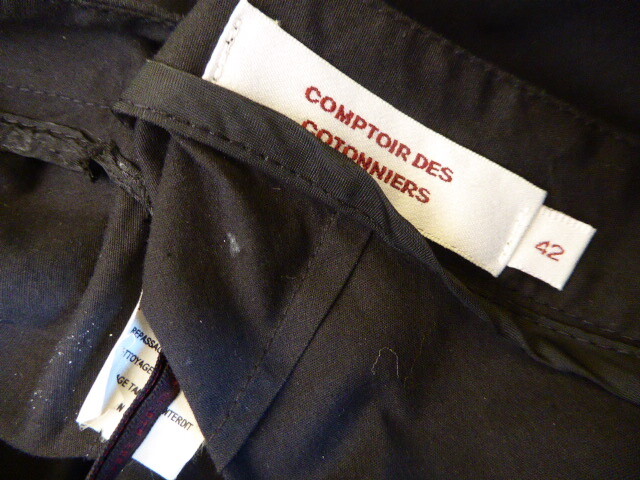 Jupe été Comptoir Des Cotonniers Noire Taille 42 - Coton, Style évasé, Parfait état Occasion