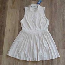NWT Prince Pickleball Women's Open Back Dress w/Shorts Ivory Size L