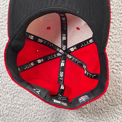 San Francisco 49ers Hat Cap Men's 7 3/8 New Era Fitted 59FIFTY NFL