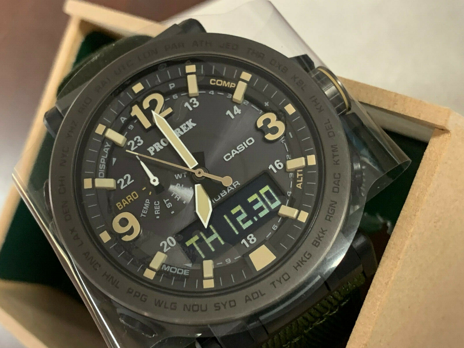 Casio Pro Trek PRG-600YB Men's Black Watch - PRG-600YB-3CR for sale online  | eBay