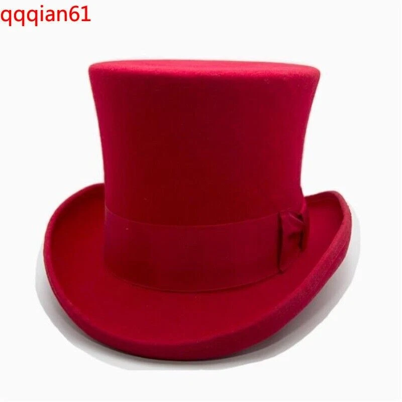 18 см винтажная шляпа Magic исполнитель крышка безумный шляпник высокая шляпа высоты подарок унисекс - Изображение 3 из 4