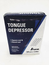 500 Wood 5.6" Jumbo Popsicle Craft Tattoo Waxing Sticks Wooden Tongue Depressors