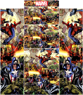 Marvel-Gadget Adesivi Pack Colore