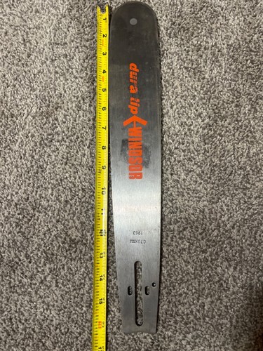 Wow NOS Windsor stamped 1963 c70x 14cxl50 chainsaw dura tip bar | eBay