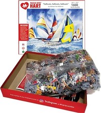 Sailboats, Sailboats, Sailboats 1000 Pc. Jigsaw Puzzle, New-Sealed Box 