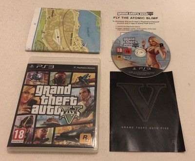 Jeu GTA V (Grand Theft Auto 5) PS3 Version Française - Édition SteelBook, Très Bon état