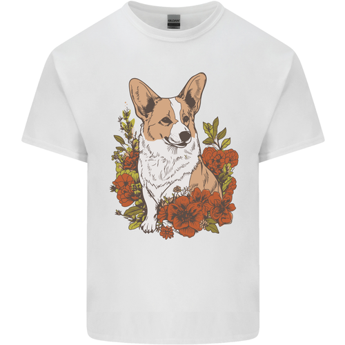 Corgi Hund Mit Blumen Kinder T-shirt Für Jungen Und Mädchen - Bild 7 von 17