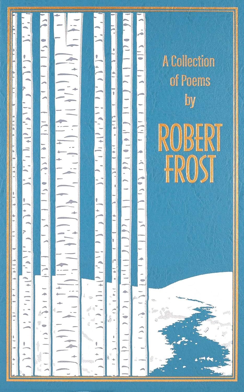 Leather-Bound Robert Frost Poetry Collection - Classic Edition
