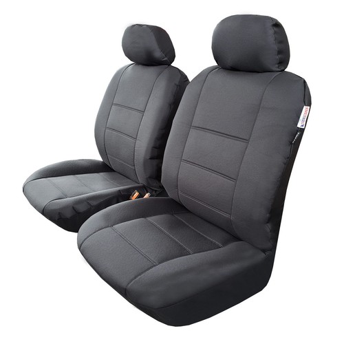 For MG ZS ZST Black Waterproof Canvas Front Car Seat Covers eBay