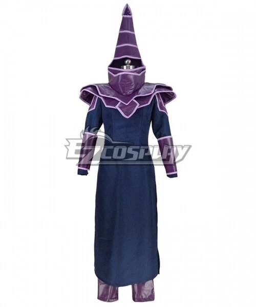 Yu-Gi-Oh! Yugioh Traje de Mago Oscuro Fiesta de Halloween Adulto Disfraz con disfraces E001 Foto 2 de 4