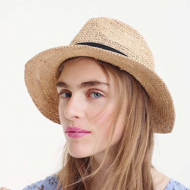 J. Crew Packable Straw Hat S/M eBay