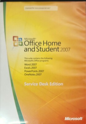 Microsoft Office Home and Student 2007 With Product Key For Windows XP ...