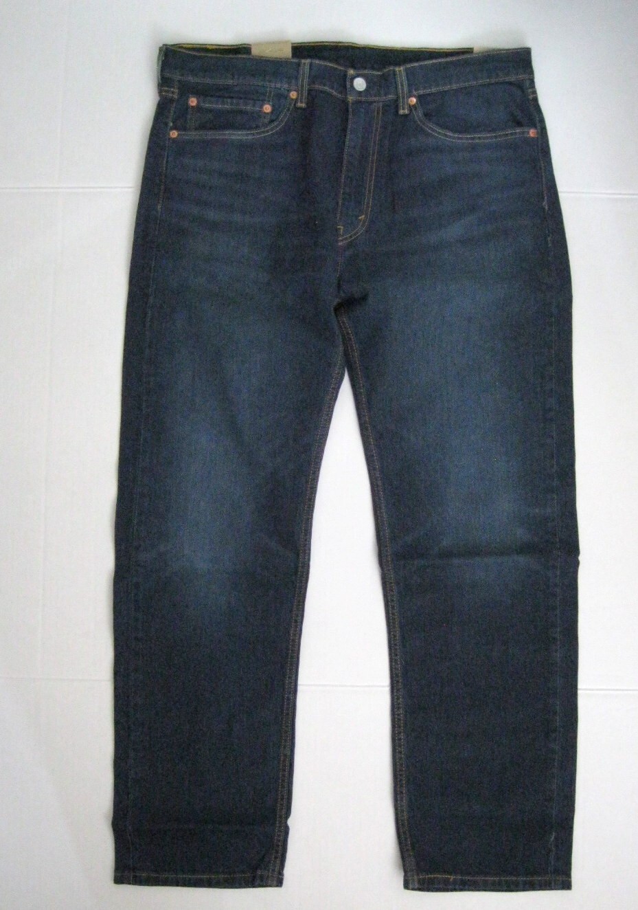 New Levi's 505 Regular Eco Ease Men's Straight Leg Jeans Nail Loop Knot 36 x 30