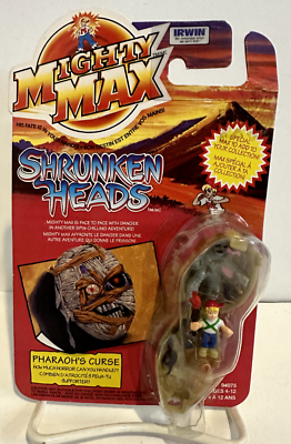 ビンテージ　マイティマックス　shrunken heads Brain Face Mighty Max : Shrunken Heads Wraptile / Brain Face MOC CASE