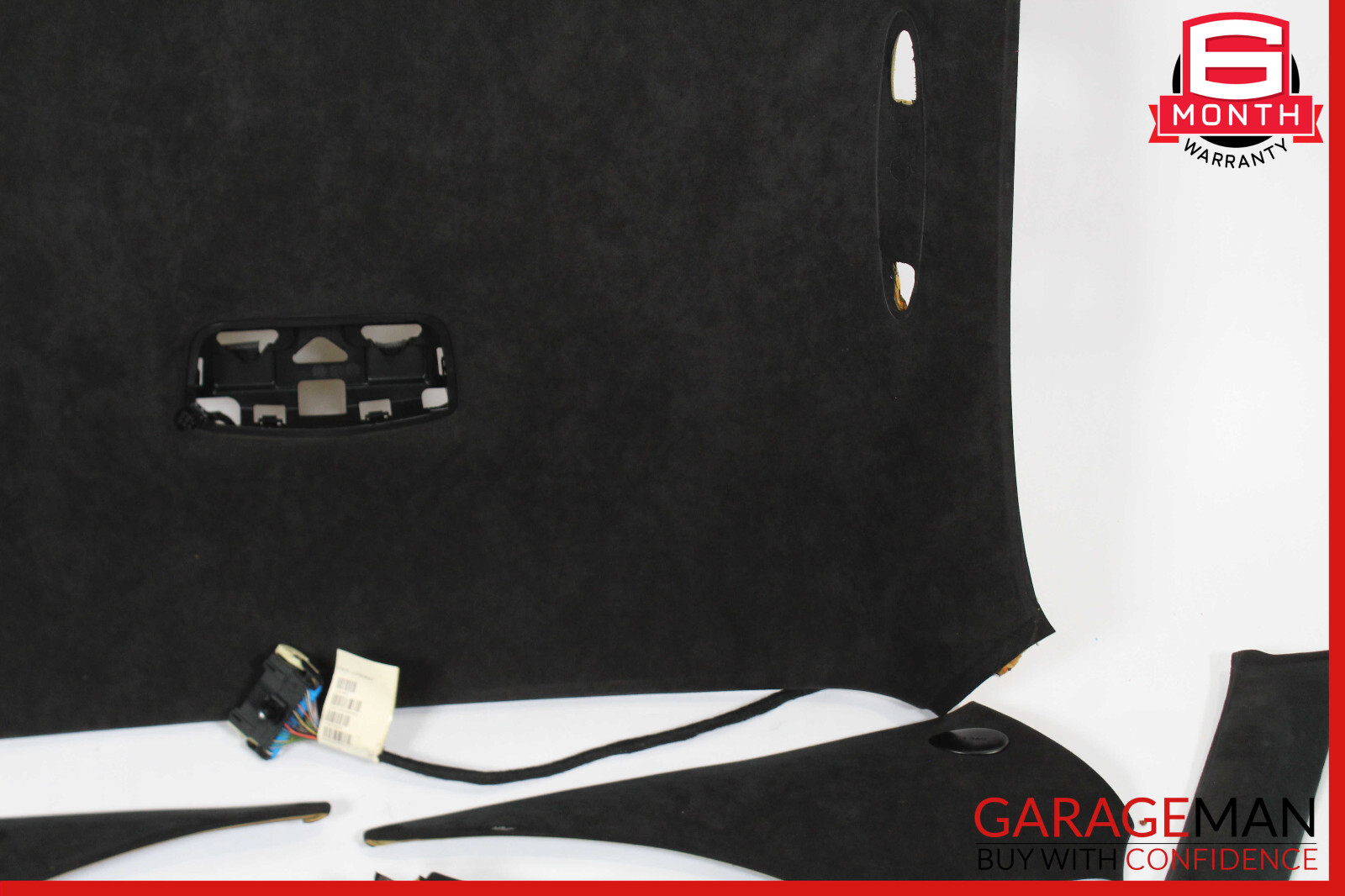 03-13 Maserati Quattroporte M139 Roof Headliner Pillar Set Trim Suede OEM