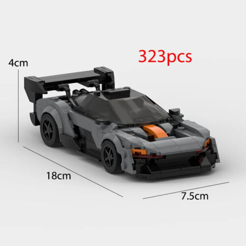 MOC Speed City Car Champion Racer Classic Supercar Bausteine Brick Racing - Bild 618 von 652