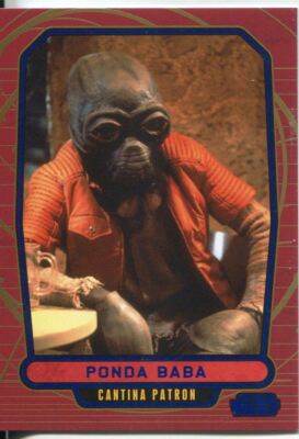 Star Wars Galactic Files Blue Parallel #107 Ponda Baba