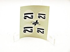 Vintage 1/32 Slot Car Original Stomer Racing Team Decal Sheet